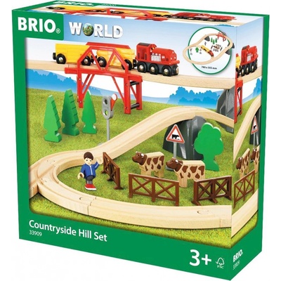 Brio 33909 Vlaková sada s venkovskou krajinou