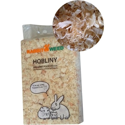 Rabbit&Weed hobliny hrubé 0,6 kg 30 l