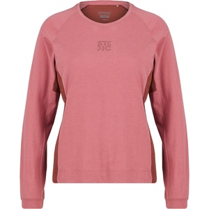 Stoic Дамска фланелка с дълъг ръкав за колоездене Stoic Women's PerformanceMerino LofsdalenSt. MTB L/S Cycling jersey - Faded Rose / Timber Red - размер XS (156-2840-0111)