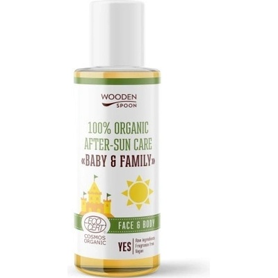 Wooden Spoon organický olej po opaľovaní Baby & Family 50 ml