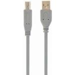 Gembird CableXpert USB 2.0 AM-Stecker auf BM-Stecker Kabel grau CCP-USB2-AMBM-6G