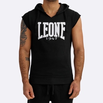 LEONE 1947 Суичър Leone Hoody Sleeveless Black-White - M