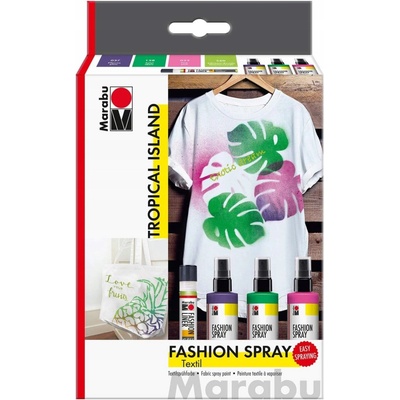Marabu Fashion Spray Tropical Island 3 x 100 ml