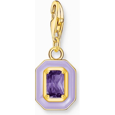Thomas Sabo prívesok charm Octagon with violet enamel 2034 565 13