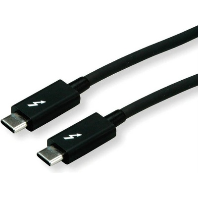 Roline 11.02.9040 Thunderbolt 3, USB C(M) - USB C(M), 40Gb/s, PD 20V/5A, černý