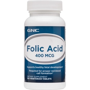 GNC Folic Acid 400 mcg [100 Таблетки]