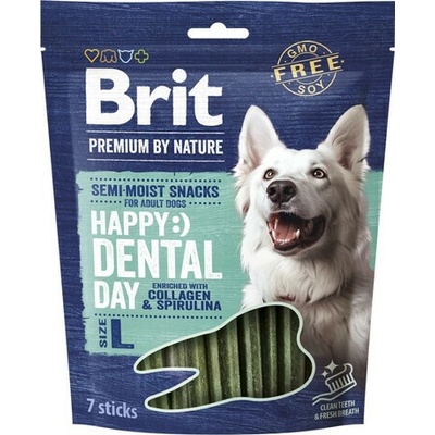 BRIT Premium Dog Dental Semi-moist Snack L dentálny snack pre stredné a veľké psy 250 g