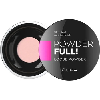 Aura Прахообразна пудра с минерали Powderfull, 105 Pinky, 8 g
