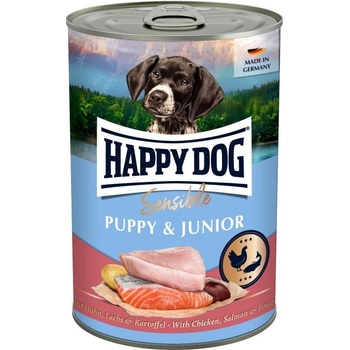 Happy Dog Sensible Puppy & Junior chicken & salmon 400 g