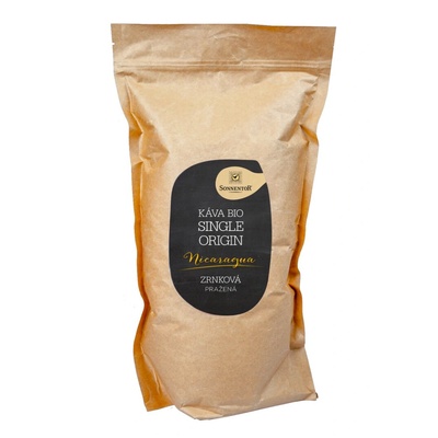 SONNENTOR Single Origin Nicaragua, 100% Арабика, кафе на зърна, органично, 1000 g