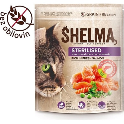 SHELMA Adult Sterile s čerstvým lososom 0,75 kg