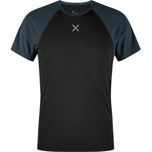Montura Мъжка спортна тениска Montura Outdoor 3 T-Shirt Sport shirt - Black / Piombo (216-5641-0112)