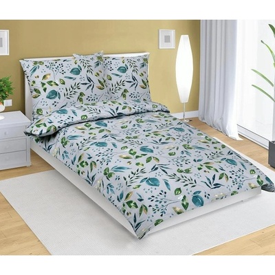 Bellatex 90/644 obliečky bavlna Lupienok zelená 140x200 70x90