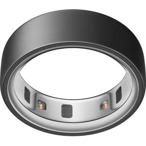 OURA Ring 4 - Stealth - Size 15 - Smart Ring | First measure with Oura Ring 4 Sizing Kit | Sleep Tracking Wearable - Heart Rate - Fitness Tracker - Up to 8 days battery life - JZ90-54218-15 (JZ90-54218-15)