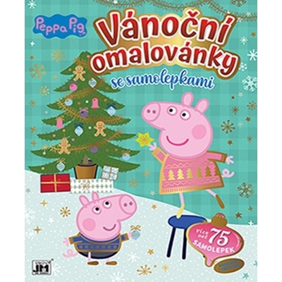 Vánoční omalovánky Peppa Pig