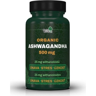 Naturprodukt Ashwagangha 500mg 60 kapsúl