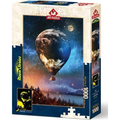 Art Puzzle - Puzzle The Journey to The Moon neon - 1 000 piese