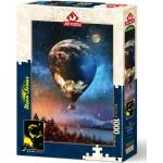 Art Puzzle - Puzzle The Journey to The Moon neon - 1 000 piese