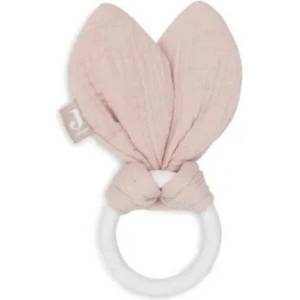 Jollein Бебешка гризалка Jollein - Bunny Ears, Wild Rose (560359)