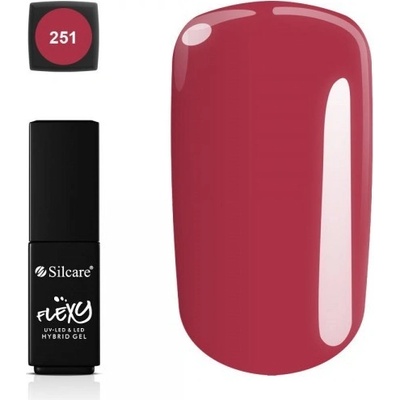 Silcare gel lak Flexy 251 Růžová 4,5 g