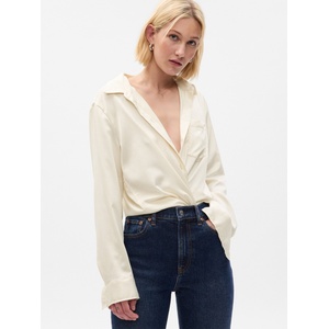 GAP Сатенена риза GAP GAP | Bezhov | ЖЕНИ | XXS