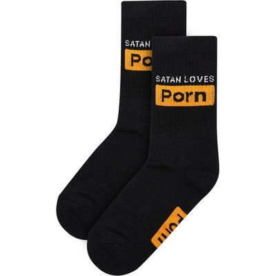 HOLY BLVK чорапи holy blvk - satan loves porn- hb041