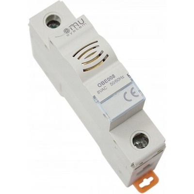 Omu system Zvonček na DIN lištu 8V AC OBE008