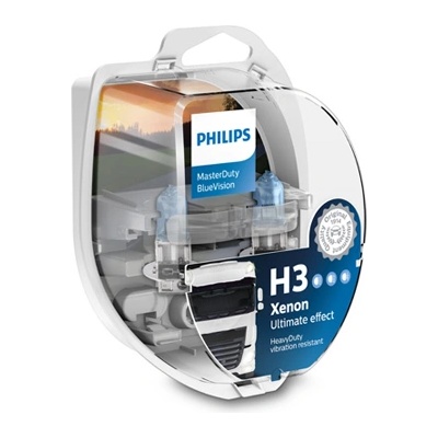 Philips Крушка, фар за дълги светлини philips h3, 24v, 70w, 2 бр