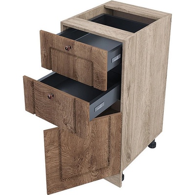 ИРИМ Долен кухненски шкаф Сити АРФ-Дъб натурал-06-53 40 см