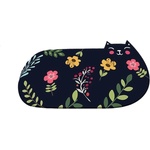 Foutastic Черна постелка за баня 80x140 cm Cattest - Foutastic (510CHL1372)