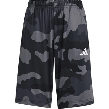 adidas Юношески къси панталони Adidas Train Essentials Seasonal Print Shorts Juniors - Black Camo