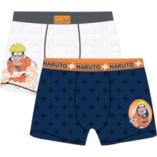 Naturo Cclapčenské boxerky Naruto 5233023 modrá šedý melír