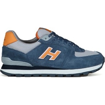 Hammer Jack Дамски спортни обувки от естествена кожа - Сини с Оранжев #368489 (368489_Синьо)