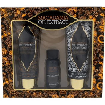 Xpel Macadamia Oil Extract šampon 100 ml + kondicionér 100 ml + Hair Treatment 30 ml dárková sada