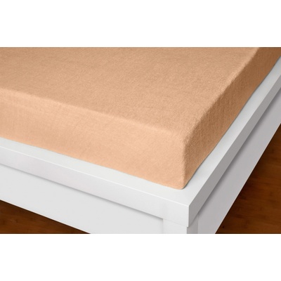 Xhouse Prostěradlo froté tmavě béžové Exclusive 190g/m2 90x200