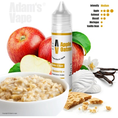 Adam´s Vape Shake & Vape Apple Oatmeal 12 ml