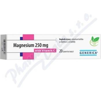 Generica Magnesium 250 mg 20 šumivých tabliet