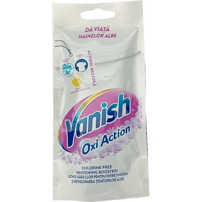 Vanish Oxi Action White tekutý pre bielenie a odstraňovač škvŕn 100 ml