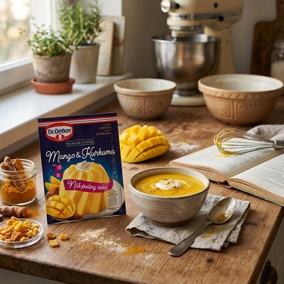 Dr. Oetker Premium puding Mango a kurkuma 40 g