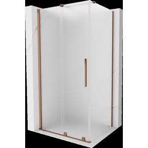 Mexen Velar плъзгаща се душ кабина 100 x 85 cm, матирано, розово злато - 871-100-085-31-60 (871-100-085-31-60)