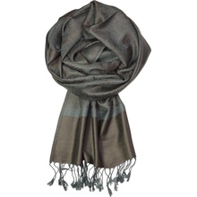 Milano elegantný šál LZ-056 111 tmavo šedá