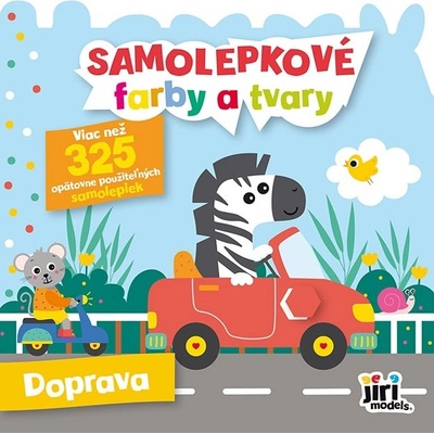 Barvy a tvary samolepek pro nejmenší JM vozidla