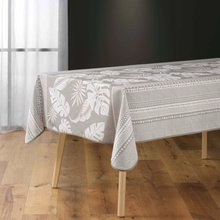 Douceur d`Interieur Čtvercový polyesterový ubrus s potiskem AMBRINE interiérový design 150x150 cm