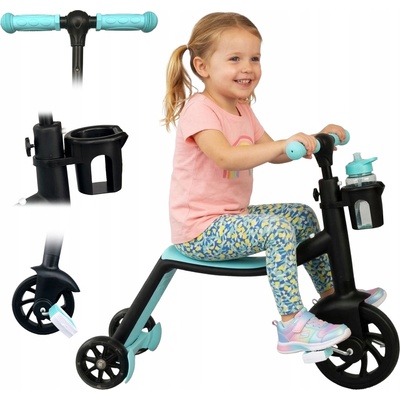 PLAYIO Trójkolesová cyklo kolobežka 3v1