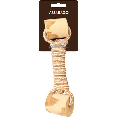 Amarago provazová s kávovým dřevem činka 26 cm