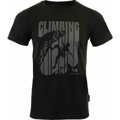 Alpine Pro BREJ pánské triko černá – Zboží Dáma