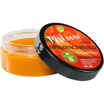 Vivaco 100% přírodní mrkvové opalovací máslo SPF15 s beta karotenem 150 ml