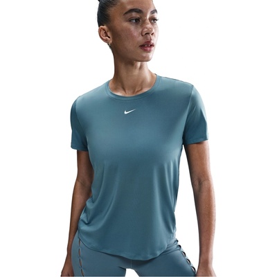 Nike Dri-FIT One Women's Standard Fit Short-Sleeve Top - Smokey Blue