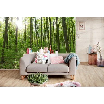 DIMEX ART Самозалепваща се флизелинова фототапета дълбока гора 375 x 250 см