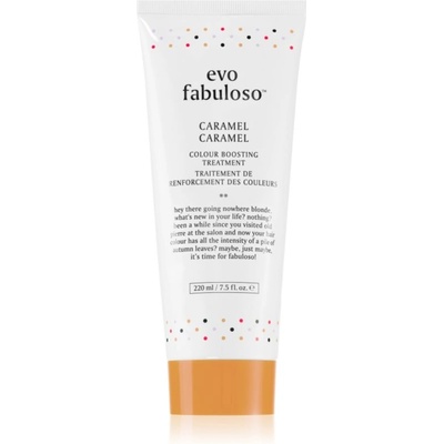 EVO Fabuloso Colour Boosting Treatment maska na vlasy pre zvýraznenie farby vlasov Caramel 220 ml